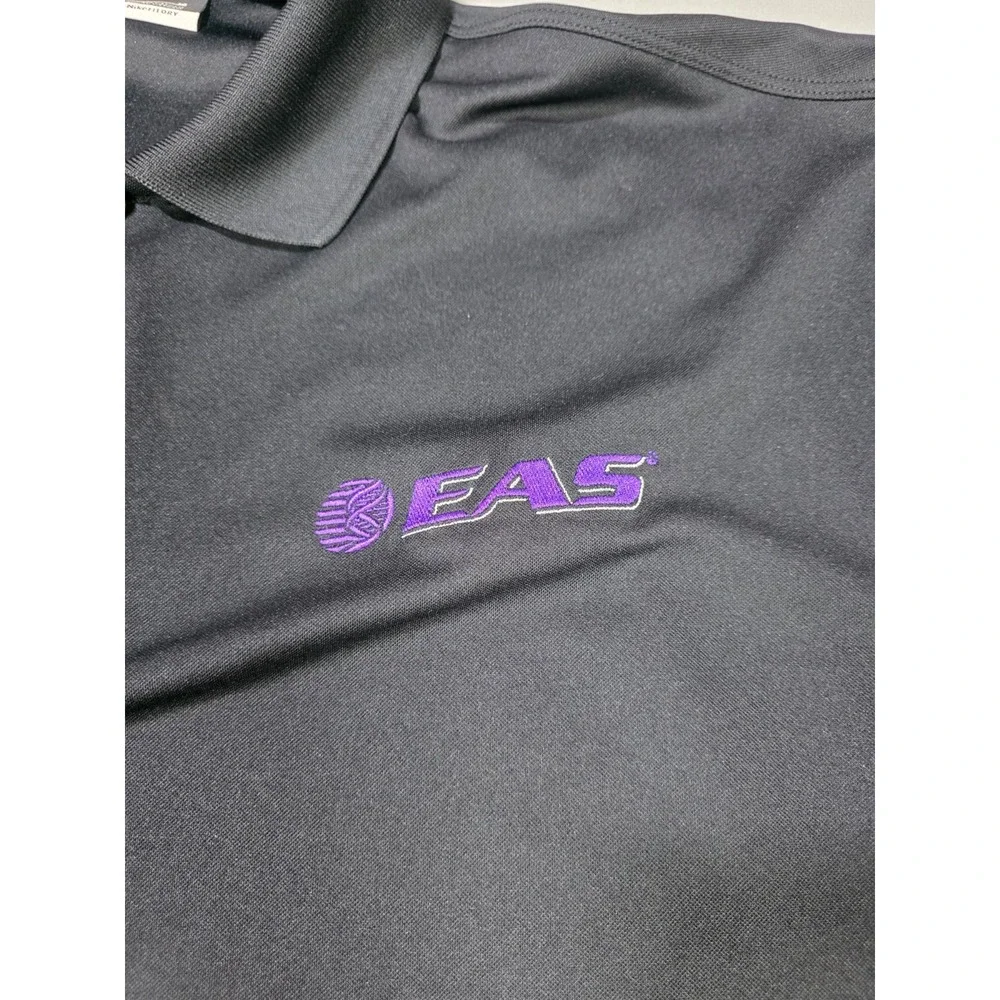 Nike Golf‎ Mens Polo XL Black NikeFit Dry Logo